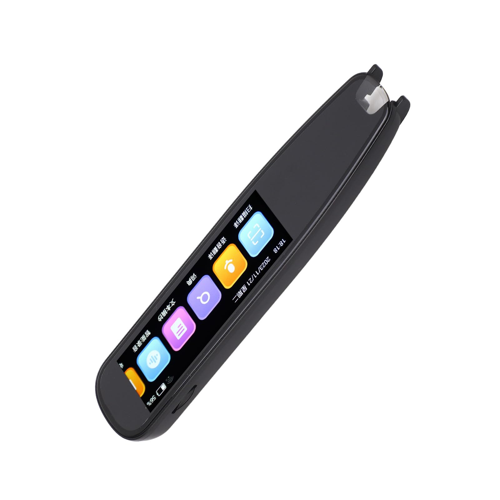 CHICIRIS Traduzione della lingua online Scan Reader Pen, 131 traduzioni linguistiche Dizionario elettronico -Penna di registrazione per viaggiatori, ABS/nero, 2.99in (Black)