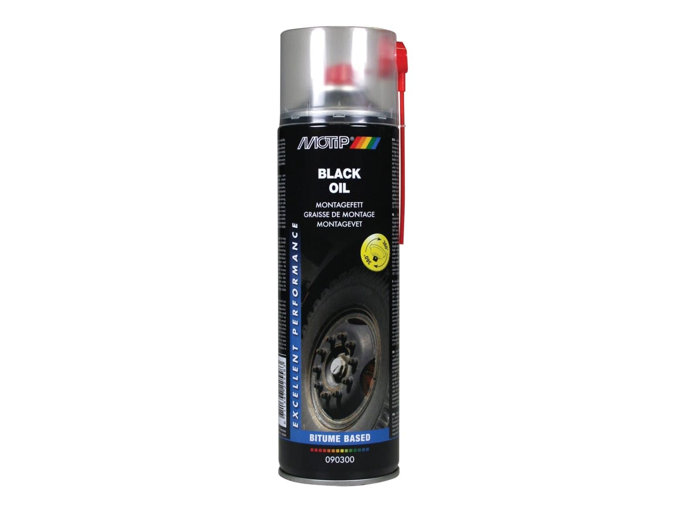 Motip Black Oil Spray - 500 ml