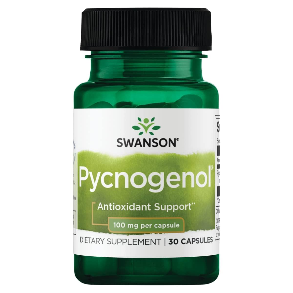 Swanson Pycnogenol Antioxidant 100 Milligrams, 30 Capsules 30 Count (Pack of 1)