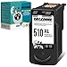 Oeggoink 510 XL Schwarz Tintenpatrone Wiederaufbereitet für Canon 510XL PG-510 Druckerpatronen für Canon Pixma MP270 MP280 MP230 MP240 MP250 iP2700 MP495 MP490 Druckers