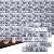 Commomy 3D Faux Brick Wall Panels Peel and Stick - 10 pcs 11.8”x 11.8”Small Size PVC Printable Brick Wallpaper Wall Tiles Backsplash for Kitchen,Bedroom,Living Room,RV