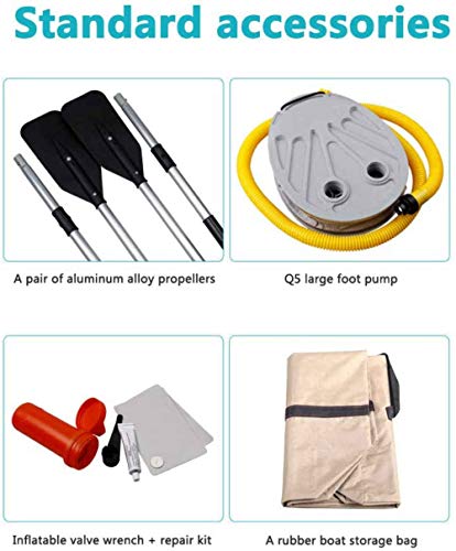 4 Person Kayak shown with propellers