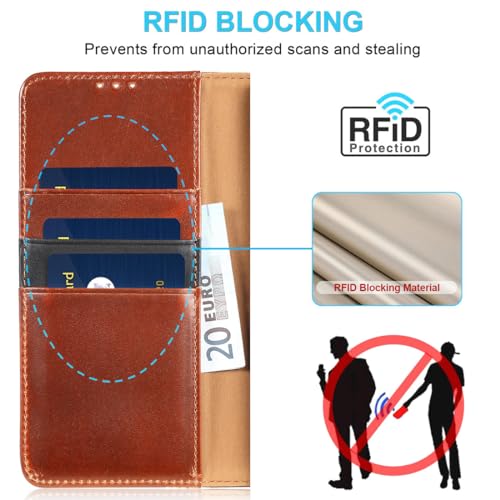 LENSUN Genuine Leather Case for Google Pixel 8 - Image 3