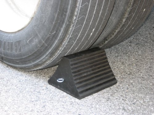 Image of AME INTL 15300 Molded Rubber Wheel Chock