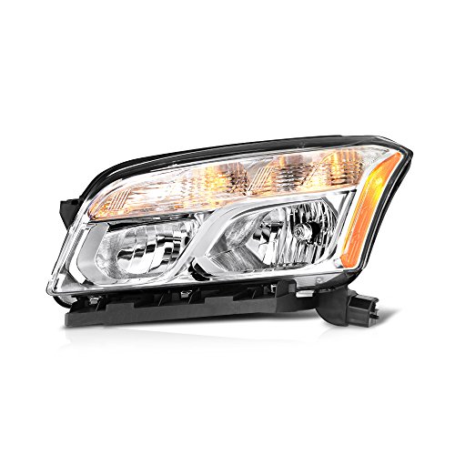 VIPMOTOZ Chrome Housing OE-Style Headlight Headlamp Assembly For 2013-2016 Chevy Trax, Driver Side