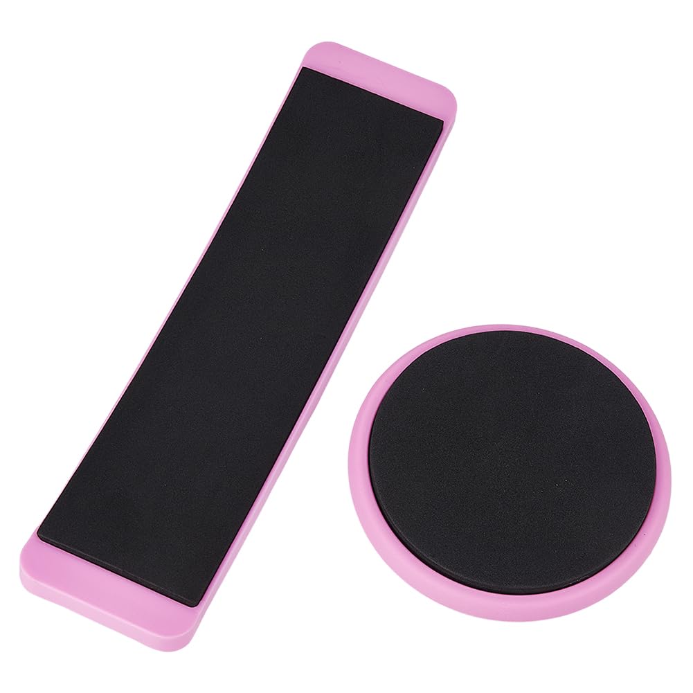 DICOSMETIC 2Pcs 2 Styles Turning Board for Dancer Pink Ballet Spin Board Portable Figure Skating Spinner Round and Rectangle Balance Pirouette Equipment for Ice Skaters Cheerleaders Gymnasts