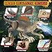 Bokigibi Dinosaur toys, Realistic Remote Control Dinosaur toys for Kids 3-5, 2.4GHZ, Walking, Rechargeable, 3D Eyes Realistic Appearance, 3 Sound Effects, Demo Function, Sturdy Jurassic Toy for kid 3+
