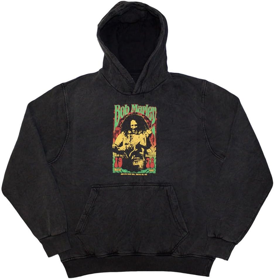 Official Nine Inch Nails Classic Logo Hoodie - Stone Wash Charcoal Grey Pullover, Kangaroo Pocket