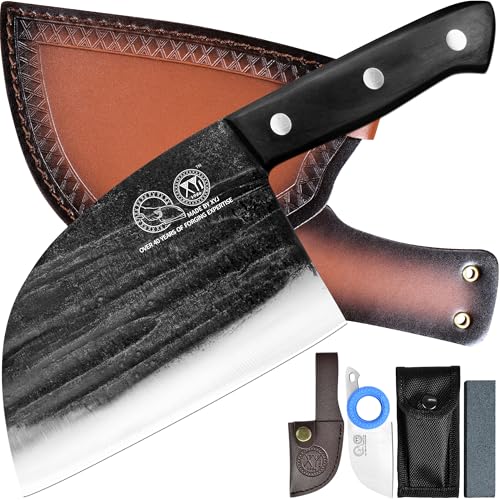 XYJ Authentic Since 1986,6 Inch Serbian Chef Knife...