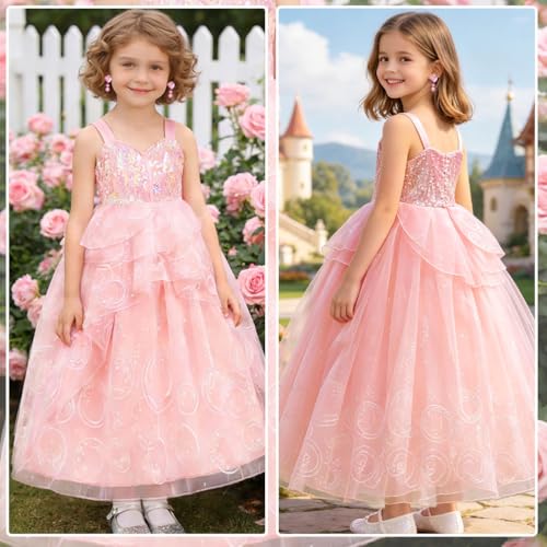 Disfraz de Bruja Rosa para Niñas 4-5 Años miniatura 4