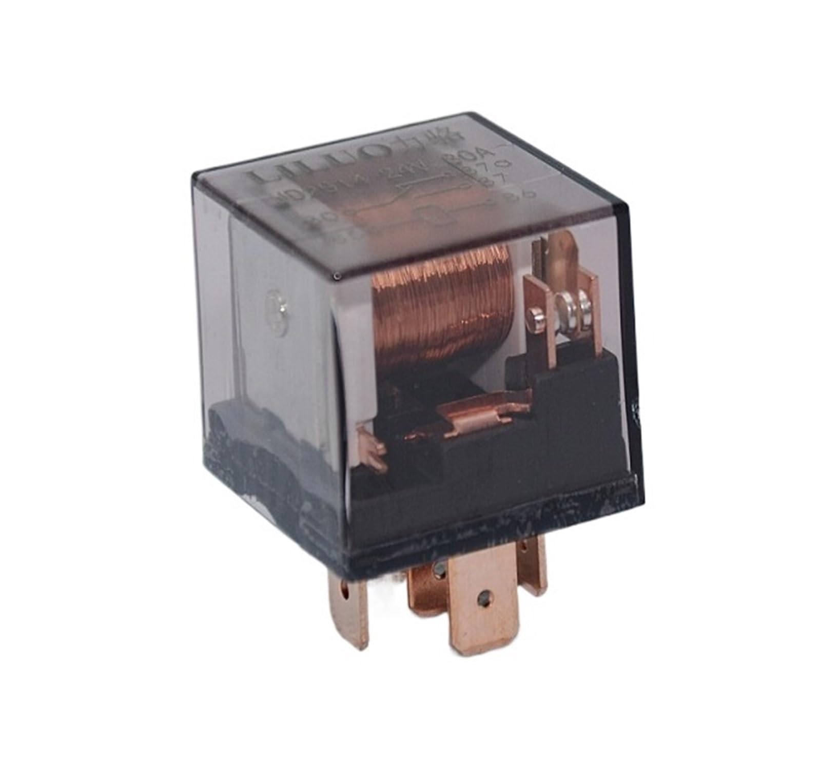 5 uds relé de automóvil 24V DC 40A 5 Pines JD2914 relé de bocina de Aire Acondicionado Controlador de iluminación automotriz