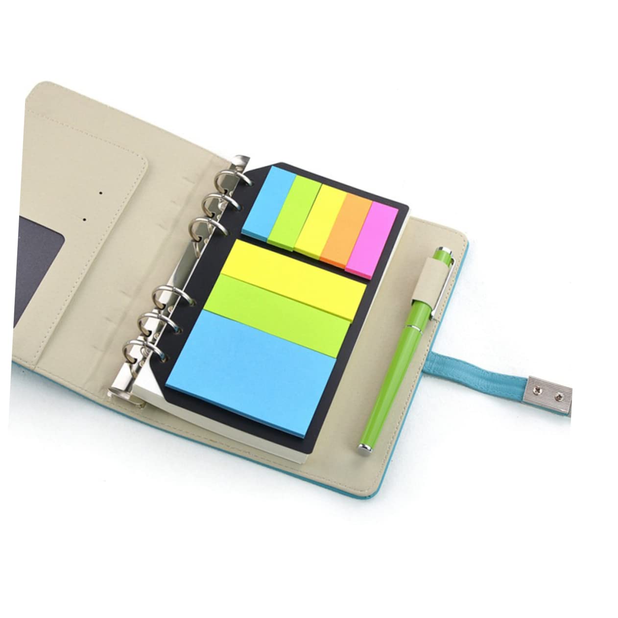 HOMSFOU 5 Stück Multifunktionale Buchmarkierungen Praktische Sticky Flags für Notizen und Lesezeichen für Schule und Büro Professionelle Haftnotizen zur Einfachen Organisation