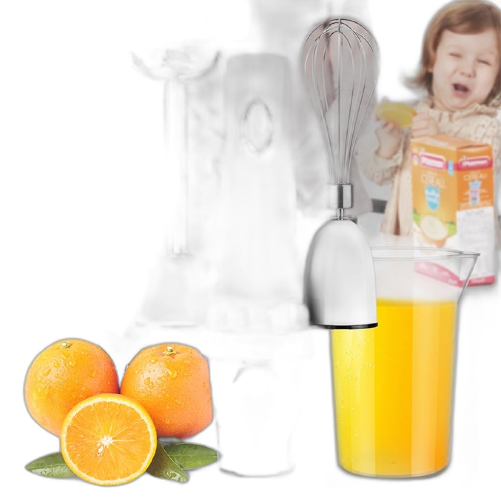 Mann Mart™ Versatile 4-in-1 Electric Food Blender: Powerful Immersion Blender, Chopper, Whisk & Cup for Smoothies, Soups & More-picture-11