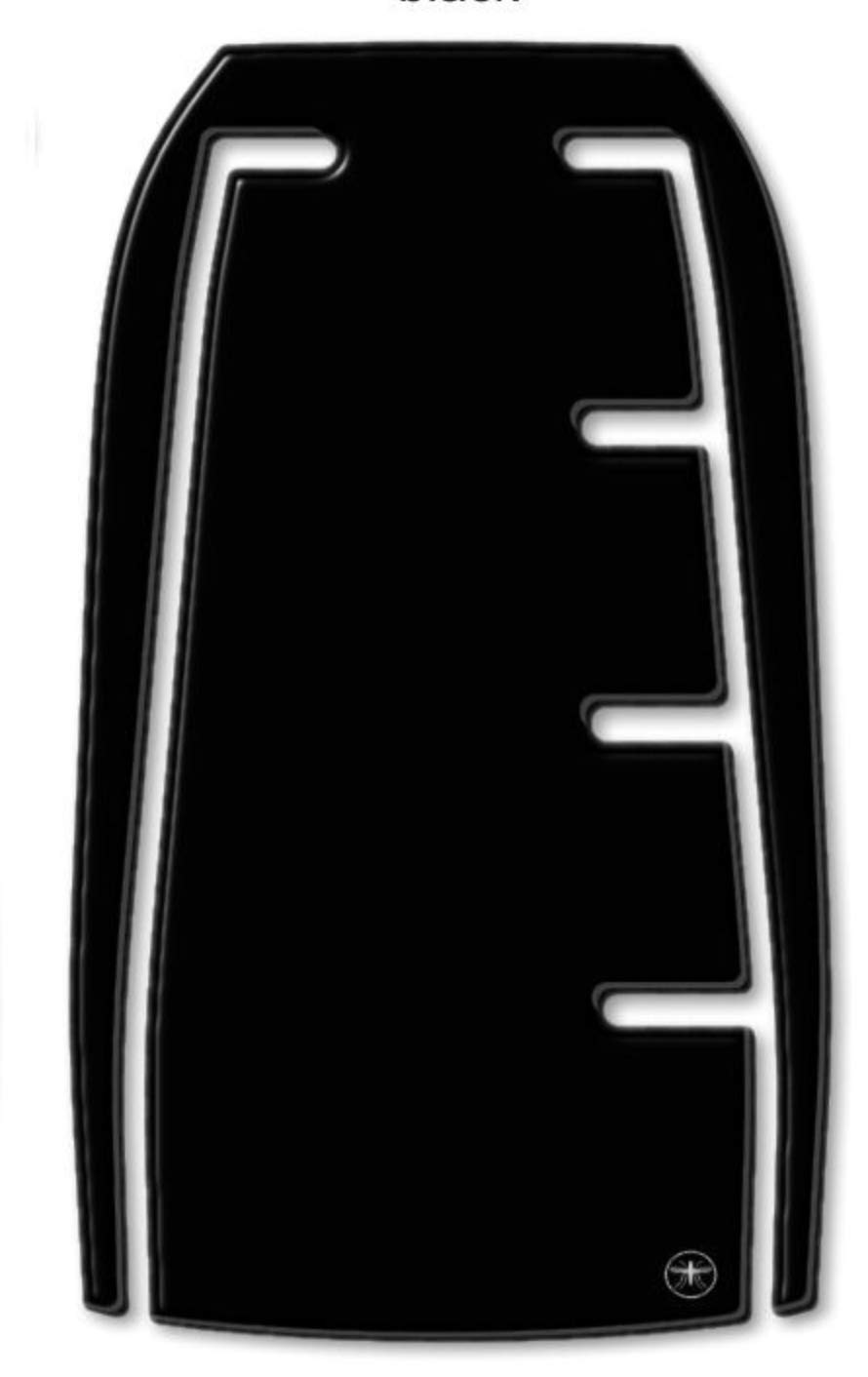 labelbike - 3D Gel Resin Sticker Tank Door Protection Tmax 530-560 compatible with YAMAHA 2017-2020 color Black