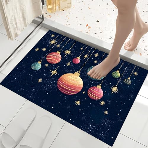 Tapis antidérapant grand format contre l'humidité de Noël - 3