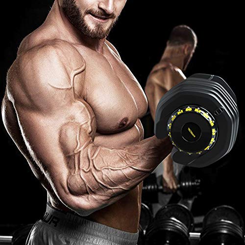 Verstelbare dumbbells, automatische en snelle intelligente dumbell-gewichten passen de gewichtshaltersets aan - Afbeelding 4