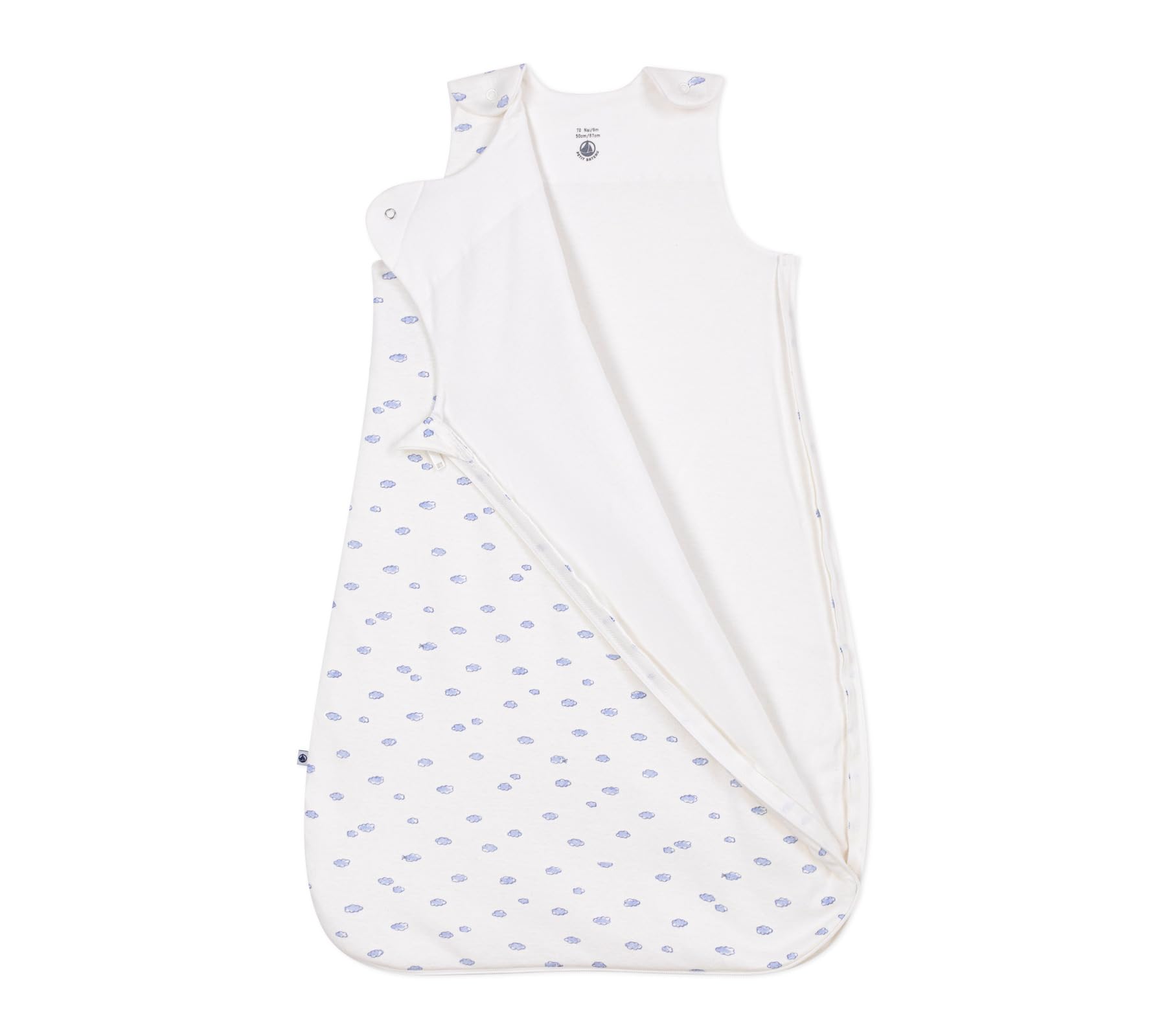 Petit Bateau Gigoteuse bébé en Coton imprimé Nuage TOG 1,5