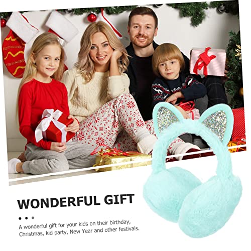 Cat Ear Earmuffs Plush Winter Ear Warmers for Women for Outdoor Activities Lightweight and Protective4