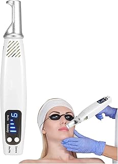 Stylo laser portable pour éliminer les taches de rousseur Éclairage bleu Améliore les taches sombres Appareil de beauté de la peau