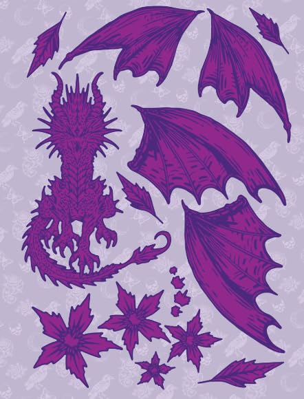 Dawn Bibby Creations Gothic Romance. Ember The Dragon Die