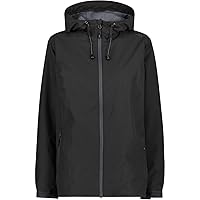 CMP - Giacca Donna Cappuccio Fisso, Nero