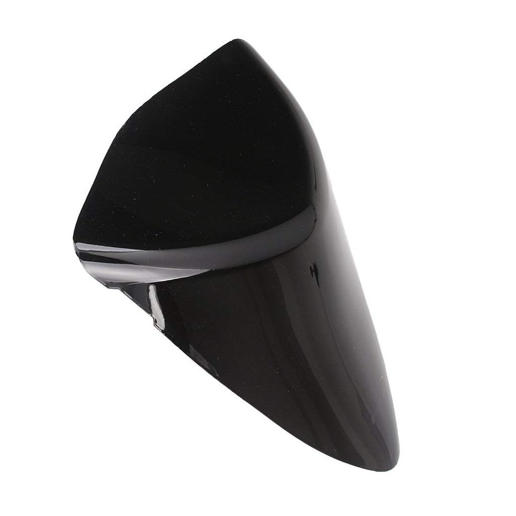 Motorrad Passagier Hinten Beifahrer Sitz Motor Verkleidung Hard Cover für Kawasaki Ninja ZX6R 2007-2008 (Schwarz)