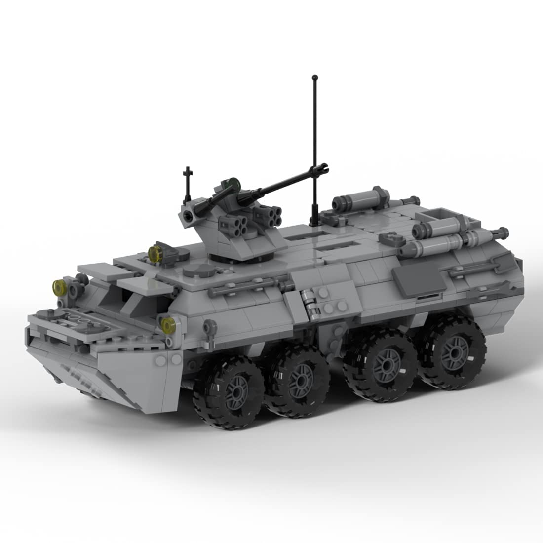 Torquino BTR-82A Tank Army Building Block, Main Battle Tank Model Kit, Military Vehicle Building Sets, Collectible Army Model for Adults, MOC-39493, 798 Pieces