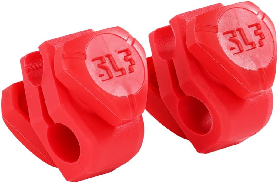 SLEEFS Football Helmet Visor Quick Clips [1 Pair of Clips + 1 Pair of Screws] - Universal Fit, Quick-Release Clips - No Tools Required…