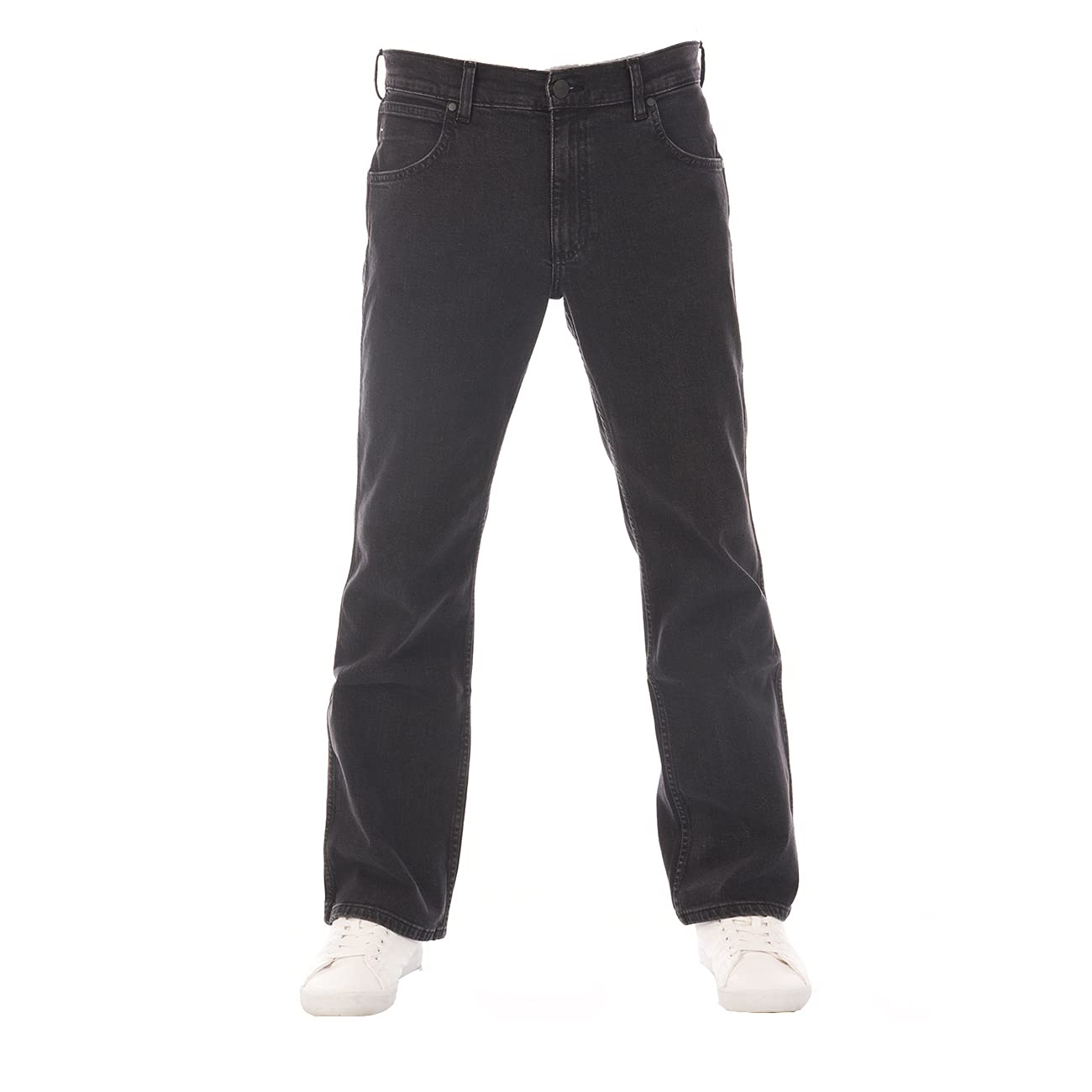 Wrangler Men's Black Out (Wss5ht62d) Jeans Bootcut Jacksville Trousers Cotton Denim Stretch Black Blue W30 W31 W32 W33 W34 W36 W38 W40 W42 W44, 36 W/32 L