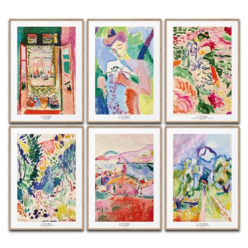 Henri Matisse Poster Set Kunst Wanddeko Klassische Bilder Schlafzimmer Deko...