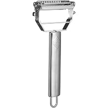 Orret Home Jumbo Boy Stainless Steel Peeler - Turbo Julian Chopper - Multifunctional Kitchen Appliance - Vegetable and Fruit Peeler