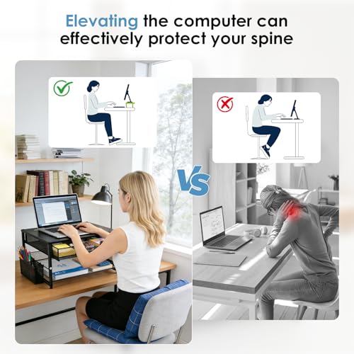 Support de moniteur ergonomique contre le mal de dos au bureau - 4