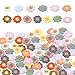 GORGECRAFT 78Pcs Toppe Termoadesive Fiore Margherita 13 Colori Ricamo Applique Toppe Termoadesive per Abbigliamento Tessuto Ricamato Appliques Motivo Cucire Adesivi per Borse Abbigliamento