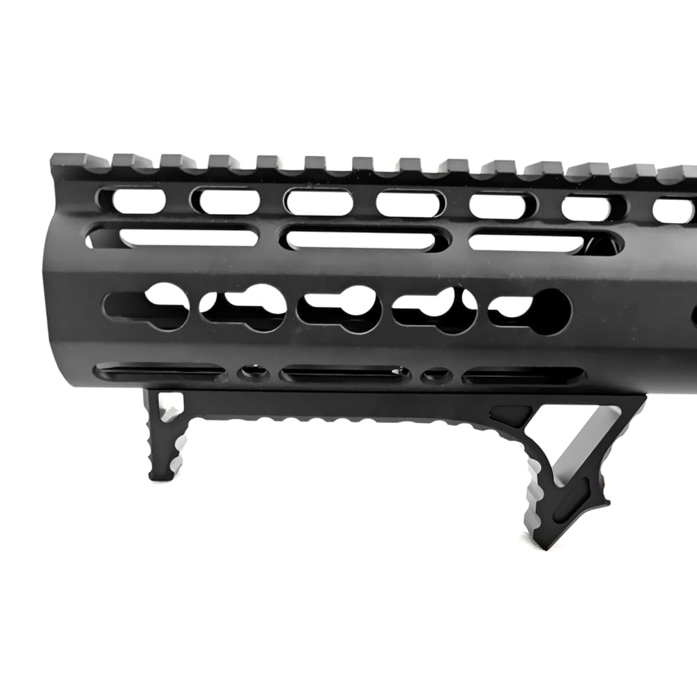 Universal Aluminum Link Curved Angled Hand Stop for KeyMod Handguard Rail System