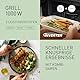 Panasonic NN-GD38QSEPG 29L Grill-Mikrowelle mit Steam+ Pot, 1000 W, automatisches Auftauen, Kombinationsgaren, Timer, Schwarz & Edelstahl