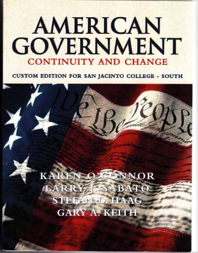 American Government Continuity and Change , Cus... 0536941653 Book Cover