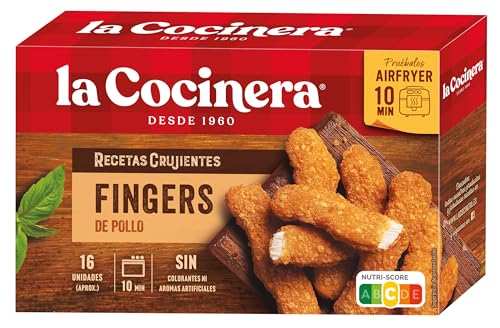 La Cocinera Fingers de Pechuga de Pollo, Crujientes, 320g