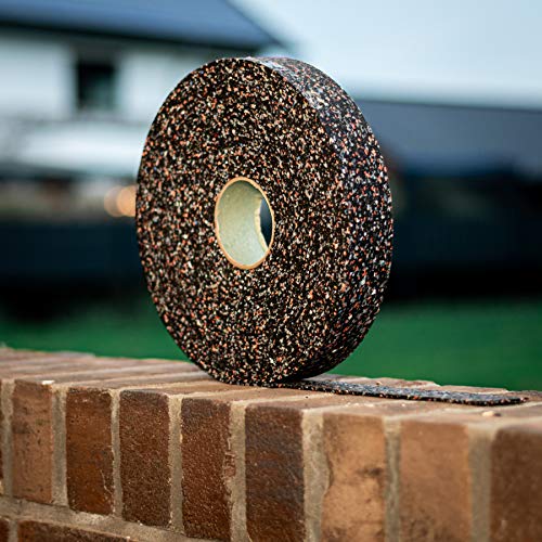 Terrassenpads auf Rolle (20m x 50mm x 3mm) - Gummigranulat, Bautenschutzmatte, Unterlegpads, Terrassenbau - Streifen… – Bild 5