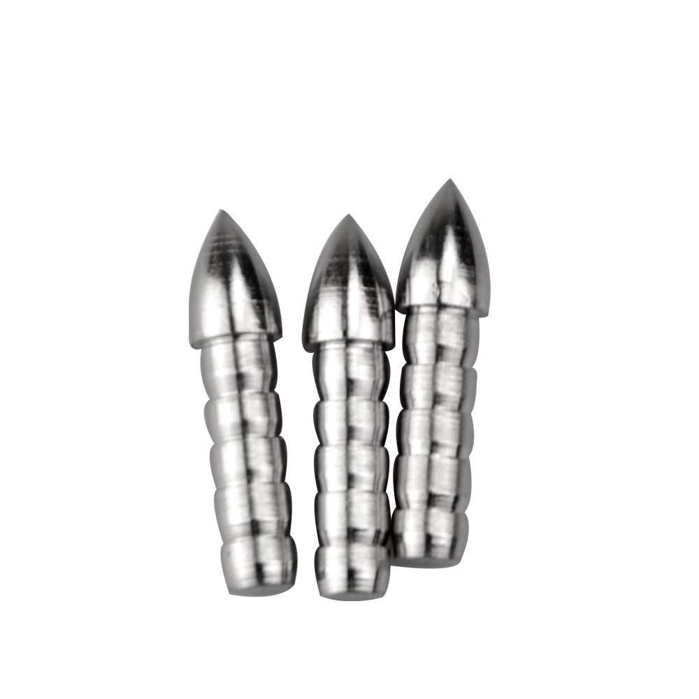 50 P Punte di Freccia per Tiro con L'Arco Inserire Il Punto Della Freccia Nel Campo Dei Punti Elenco Punte di Freccia in Acciaio Inossidabile per la Pratica ID 6,2 mm Albero Della Freccia In Carbonio