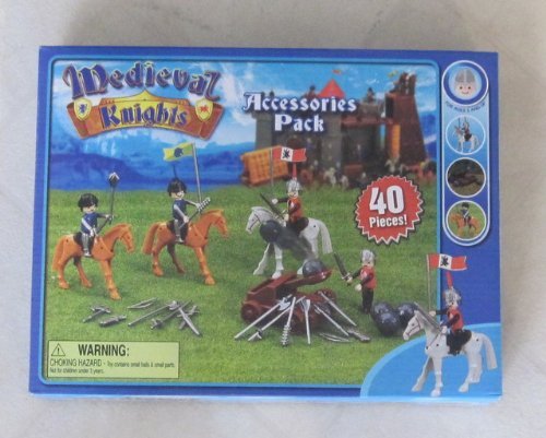 Medieval Knights 40 Piece Accessories Pack by Dolgencorp