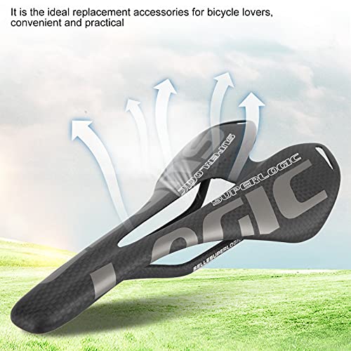 Bike Saddle, Lightweight Full Carbon Fiber Comfort Matt Black Road Bicycle Saddle for Cyclists Commuters and Road Biking Enthusiasts - Image 4