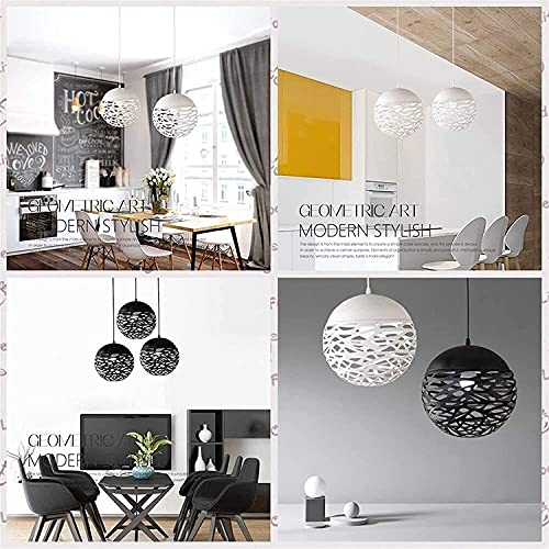 Lámparas de Techo pequeñas con diseño hueco negro y luz LED eficiente 2