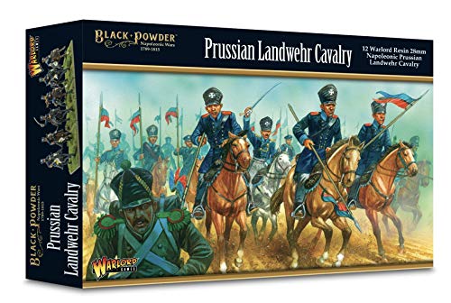 Prussian Landwehr Cavalry miniatures 28 mm Black Powder Warlord Games figurines de jeu
