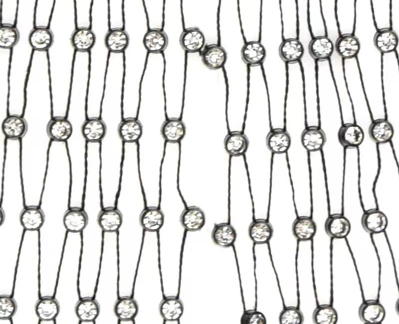 Diamond Mesh Scarf Glitter Neck Scarf Rhinestone Neckerchief Stretchy Sparkly Skinny Scarfs Fashion Accessories4