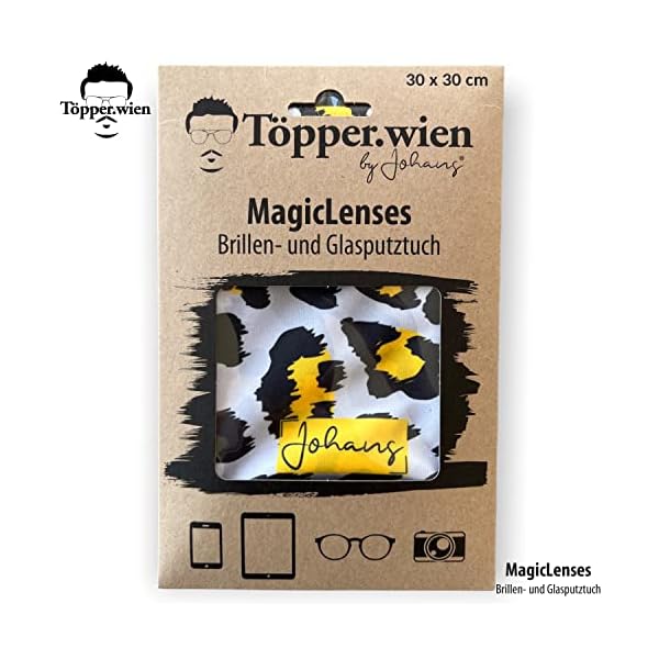 MagicLenses Töpperwien Brillentuch Glasputztuch in 30x30cm (Schatzis) – Bild 8