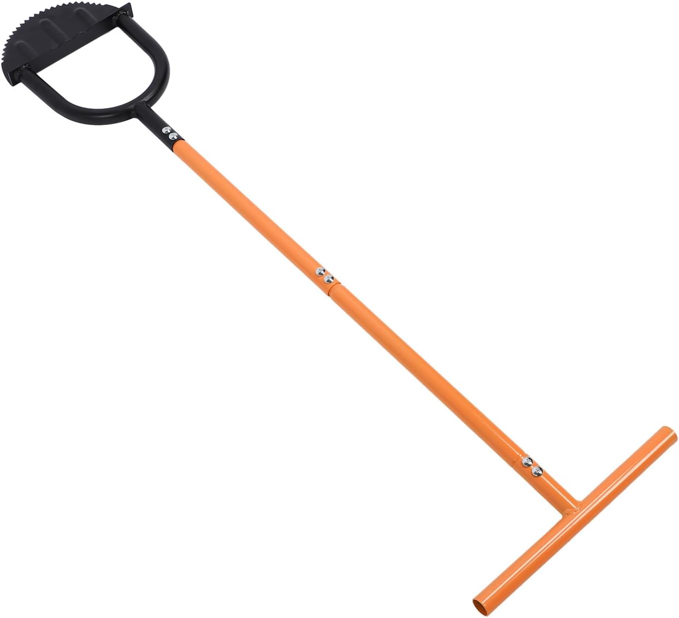 Walfront Manual Lawn Edger, Carbon Steel Long Handle, Efficient Half Moon Edger for Garden, Sidewalks and Flower Beds