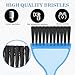 Professional Hair Color Brush Hairstyle Dye Brushes Reusable Hair Coloring Brush Hairstyle Tint Dyeiesng Brushes Set for Students Women DIY Tousle Coloring Beauty Salon Tools Set (4 Pcs)