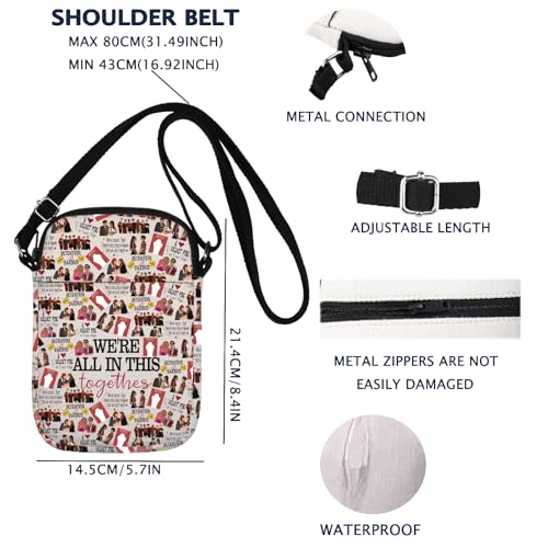 VAMSII Inspired Musical Crossbody Bag Musical Merchandise East High Drama Dept Gift2