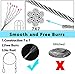 Lsqurel 5 Pack Stage Light Safety Cable Stainless Steel Security Wire for Lighting, Luggage, Garage Goor, Camera