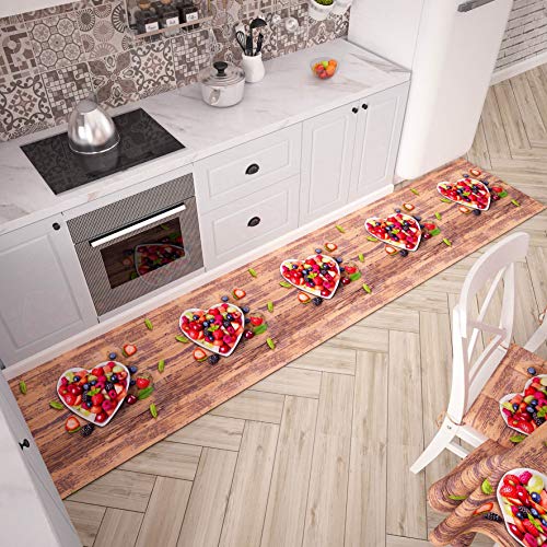PETTI Artigiani Italiani Rectangular, Microfiber, Decorative Printed Table Cloth, 100% Made in Italy, Strawberries, 140x180 cm - Image 4